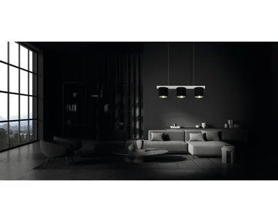 Immagine prodotto di Briloner Leuchten LURI - Lampade a sospensione - 4736034 - Regolabile in altezza - Silver-Crafted - Legno - Attacco E14 max. 25 Watt - 3 luci - 65 x 15 x 136 cm