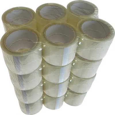 Produktbild von 24x Klebeband Packband Premium Paketband Band breit 75mm x 66m