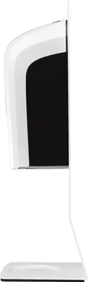 Produktbild von Sensor-Tischdesinfektionsstation weiß, Sprühkopfvariante:Sprühnebeldüse für Flüssigmittel, Spender - Farbe:weiß / schwarz, Ständer - Farbe:weiß