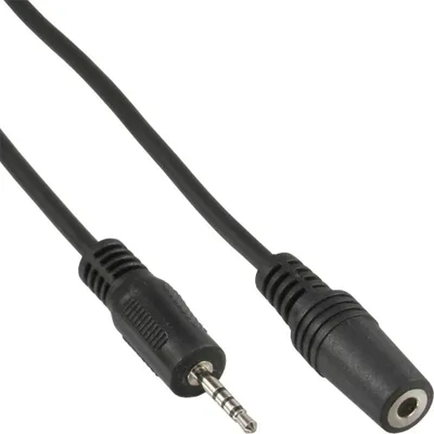 Immagine prodotto di InLine® 99308G Cavo adattatore jack spina a 4 pin da 2,5 mm -> presa a 4 pin da 3,5 mm, 5 m