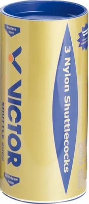 Produktbild von Victor 3 Badmintonbälle Shuttle 2000 weiß | Badmintonball Badminton Ball Federball Bälle