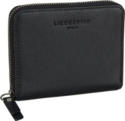Produktbild von Liebeskind Berlin Geldbörse Conny Leder Schwarz, 10 x 12.5 x 2.5 cm, mit RFID-Schutz, 12 Kartenfächer, 2 Geldscheinfächer, 1 Münzfach, Geschenkbox