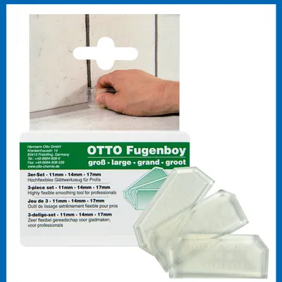 Produktbild von Otto Fugenboy groß Glättwerkzeug Silikonabzieher Spachtel Abzieher 11/14/17mm