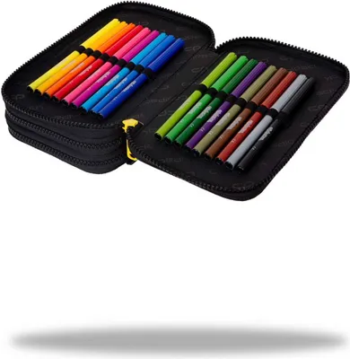 Zdjęcie produktu dla Piórnik potrójny z wyposażeniem Jumper 3 Darker Night