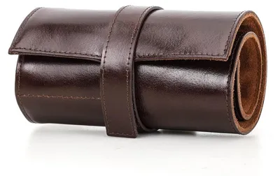 Produktbild von Uhrengehäuse Leder Braun für 6 Uhren