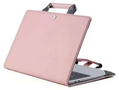 Produktbild von Damen-Rucksack, wasserdicht, robust, stilvoll, integrierte Schutzschicht, tragbar, geeignet für 12-Zoll-Laptops (rosa)