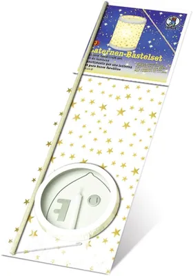 Produktbild von Laternen-Bastelset 3 Sternchentransparentpapier 20x15,3cm