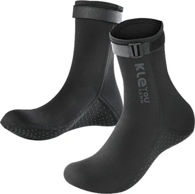Produktbild von Neoprensocken 3mm, Neoprensocken für Damen und Herren, Tauchsocken Thermo-Anti-Rutsch-Flossensocken zum Schnorcheln und für Wassersport, Surfen, Schwimmen, Kajakfahren