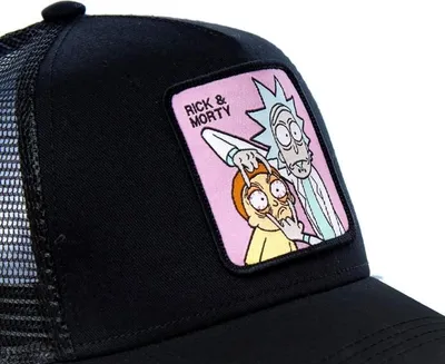 Obrázek produktu pro Capslab Trucker Rick & Morty Cap Black Man Black One Size