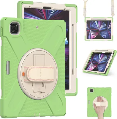 Immagine prodotto di Custodia per iPad Mini 6 8,3" con supporto e tracolla Verde