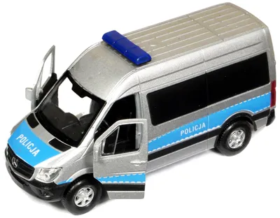 Produktbild von Welly Mercedes Sprinter Panel Van Polizeiauto Metallmodell