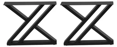 Obrázek produktu pro Nohy nábytku, ocel pro vysoké zatížení, moderní průmyslový design, černá