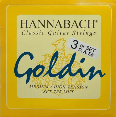 Produktbild von Hannabach 7257MHT Goldin - Bass-Satz