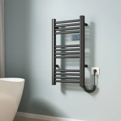 Obrázek produktu pro Elektrický fén do koupelny EMKE PTR4, černý, 75 x 40 cm