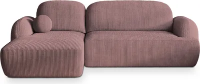Produktbild von Masseno Ecksofa MODENZA P L-S mit Schlaffunktion L-Form, Sofa mit Bettkasten, Wohnzimmersofa, Couch, Soffa, Bettsofa, Couchgarnitur- Lila, POSO 130
