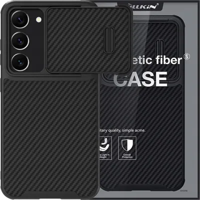 Image de Nillkin Synthetic Fiber S Case Samsung Galaxy S23 Camera Cover Noir