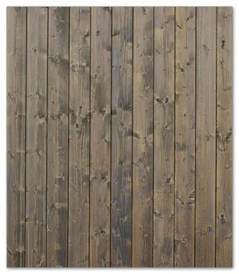 Produktbild von Wallario Herdabdeckplatte aus Glas, Größe 52 x 60 cm 1-teilig, Motiv Holzpaneelen in grau braun - Holzmuster mit Maserung