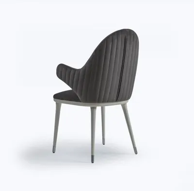 Produktbild von Grau Stuhl mit Armlehnen Modern Esszimmer Luxus Designer Möbel