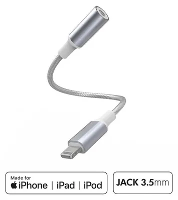 Image de Adaptateur Audio Renforcé Lightning vers Jack 3.