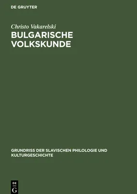 Produktbild von Bulgarische Volkskunde
