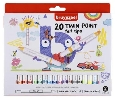 Produktbild von filzstifte Twin Point 20 Stück