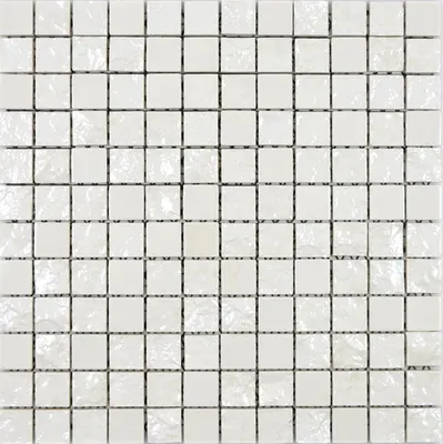 Produktbild von Mosani MOS14-0001, Mosaik, Keramik, Weiß, Drinnen, Rechteck, 316 mm
