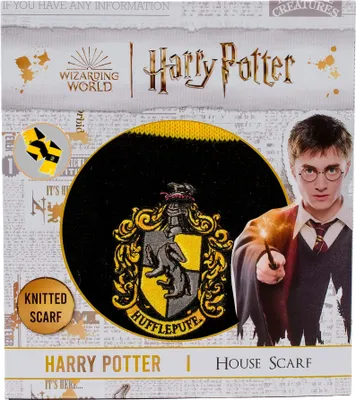 Produktbild von Harry Potter Schal Hufflepuff Bold Stripes (Boxed) 160 cm