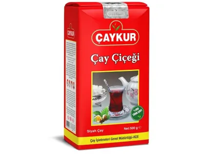 Produktbild von Caykur Cay Cicegi 500g - Tuerkischer Schwarzer Tee mit feinen Teeblueten, Loser Tee aus Rize