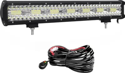 Zdjęcie produktu dla taśma oświetleniowa LED 20/23 cale, 420 W/480 W, wodoodporna IP67, 20 cali z zestawem przewodów