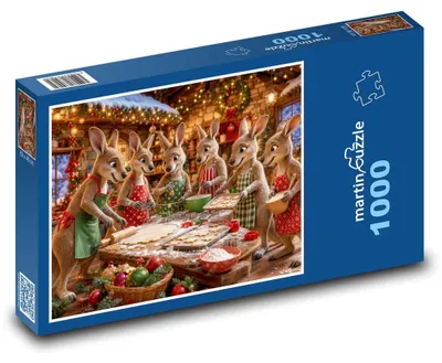 Obrázok produktu pre Puzzle 1000 Valabijovia pečú cukrovinky - martinpuzzle