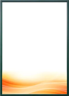 Produktbild von RAWWEST.BIS Alu Bilderrahmen 35x100 cm mit Plexi Rahmen für Bilder und Poster, Grün