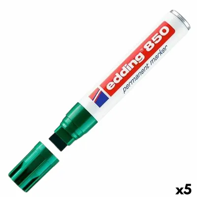 Produktbild von Edding 4-850 004 Permanent-Marker Meißel Grün 5 Stück(e)