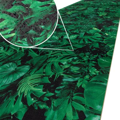 Produktbild von Küchenläufer ATLANTA Läufer Flurläufer Teppichläufer Palmenblätter Grün 48x240cm