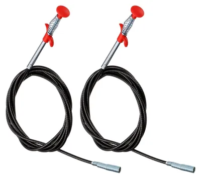 Produktbild von 2 Stück Flexible Greifzange Aufhebewerkzeug 0,47" Durchmesser 79" 4 Klauen Edelstahl Reinigungshaken