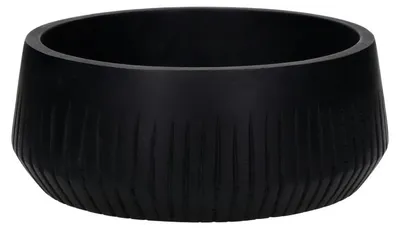 Imagen del producto de Cuenco Pomax Onyx de madera de mango, color , diámetro 38 cm, altura 13 cm