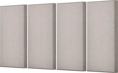 Obrázek produktu pro 4 ks akustických stěnových panelů, tloušťka 2 palce, rozměry 23,6 x 11,8 palce, samolepicí, barva camel