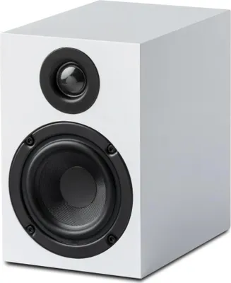 Produktbild von Pro-Ject Speaker Box 3 E, 2-Wege, 2.0 Kanäle, Kabelgebunden, 80 W, 89 - 20000 Hz, Weiß
