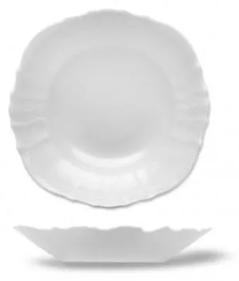 Produktbild von Porzellanschale tief, 25 cm, Bernadotte, tschechisches Porzellan, weiß, Thun 1794