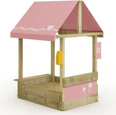 Image de WICKEY Bac à sable Dinky avec toit, jardin, bac à sable