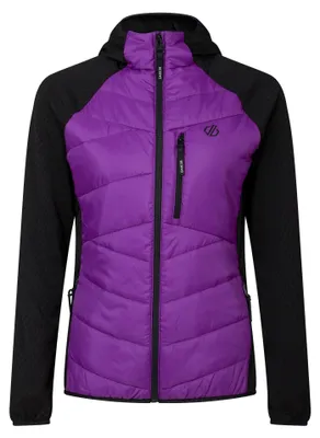 Produktbild von Dare 2B - Hybridjacke für Damen, Wattiert, Aeroready RG13682 (34 DE) (Amarant/Schwarz)