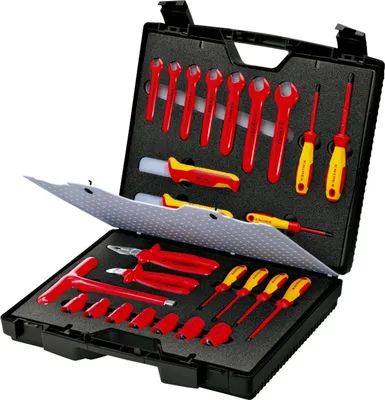 Produktbild von Knipex 98 99 12 Werkzeugkoffer elektro