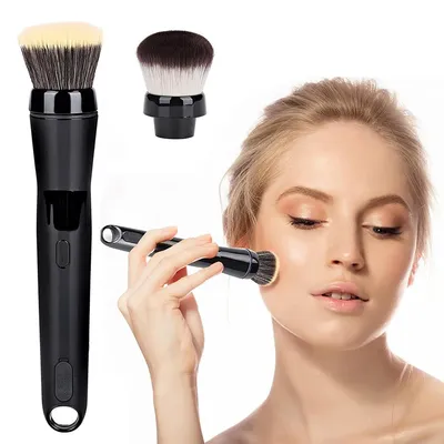 Produktbild von Make-up-Pinsel, mit 360 ° Rotation und 2 Geschwindigkeiten Elektrische Make-up-Bürste für Foundation und Concealer oder Rouge