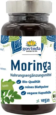 Zdjęcie produktu dla Govinda Natur 378768, Kapsułka, Moringa, 80 g, 6 g