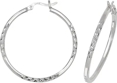 Productafbeelding van Oorbellen voor dames, zilver 925, 30mm; TRS17710MM30
