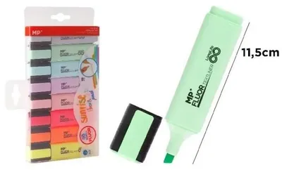 Immagine prodotto di Evidenziatore fluorescente pastello 8 pz