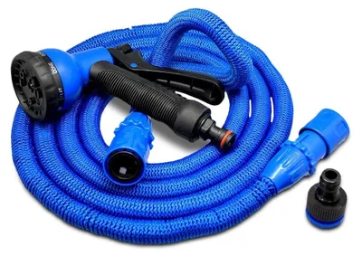 Immagine prodotto di Tubo da giardino espandibile, fino a 15 metri, con 7 modalità di irrigazione