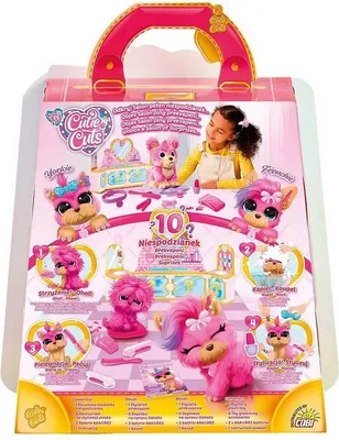 Zdjęcie produktu dla Cutie Cuts Little Live Pets różowy Piesek i salon fryzjerski 30146