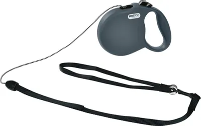 Produktbild von AniOne Rollleine Basic Gurt grau L