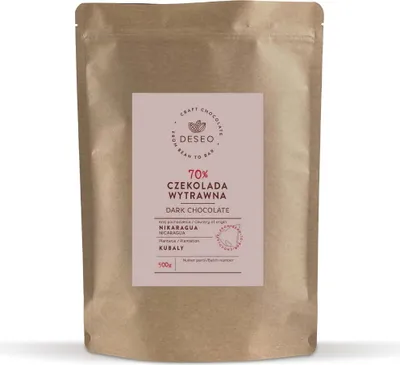 Produktbild von Dropsy Zartbitterschokolade, Nicaragua, 70%, 500g, DESEO
