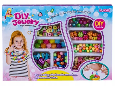 Zdjęcie produktu dla Zestaw do tworzenia biżuterii, bransoletek, naszych